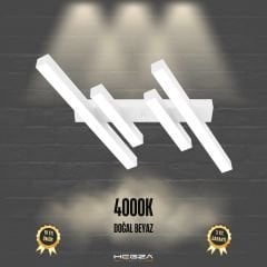 GRADA - Plafonyer LED Avize Beyaz Kasa - 4000K - Gün Işığı