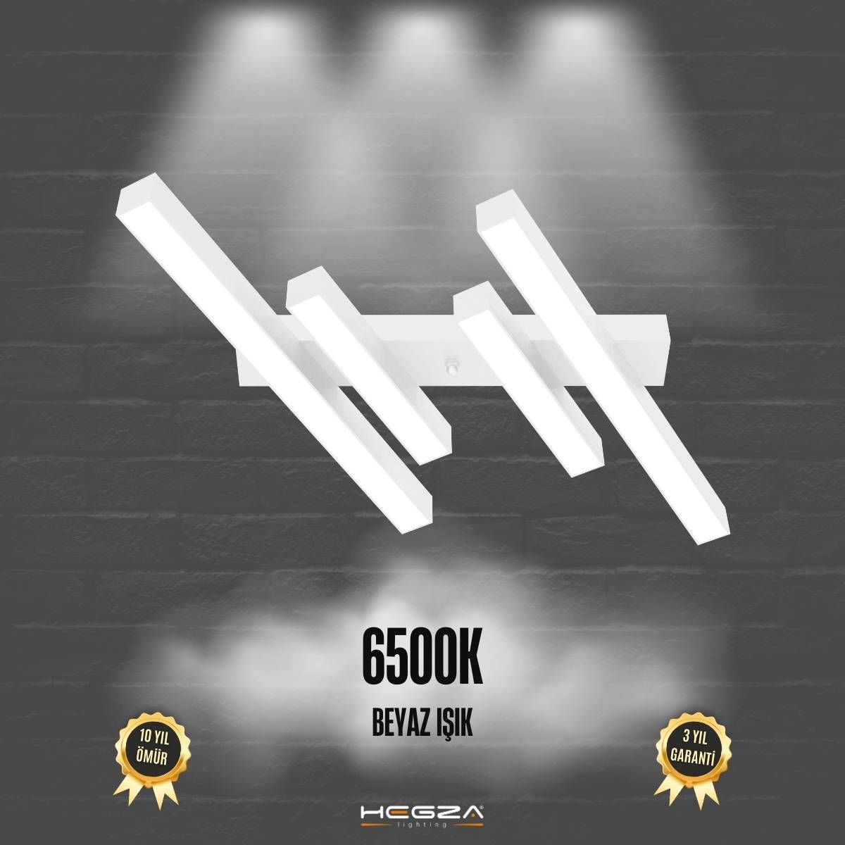 GRADA - Plafonyer LED Avize Beyaz Kasa - 6500K - Beyaz Işık