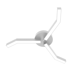 TREBOL - Plafonyer LED Avize Gri Kasa - 6500K - Beyaz Işık