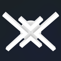 ARANA - Plafonyer LED Avize Beyaz Kasa - 3000K - Sarı Işık