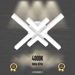 ARANA - Plafonyer LED Avize Beyaz Kasa - 4000K - Gün Işığı