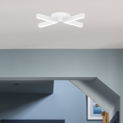 CONTENTO - Plafonyer LED Avize Gri Kasa - 6500K - Beyaz Işık