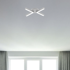 CONTENTO - Plafonyer LED Avize Gri Kasa - 6500K - Beyaz Işık