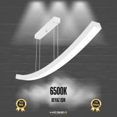 FRECCIA - Modern LED Avize Beyaz Kasa - 6500K - Beyaz Işık