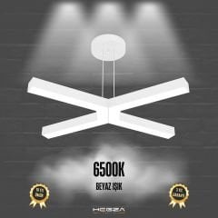 BAMBINO-DUO - Modern Endirekt LED Avize Beyaz Kasa - 6500K - Beyaz Işık