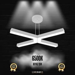 BAMBINO-DUO - Modern Endirekt LED Avize Gri Kasa - 6500K - Beyaz Işık