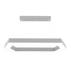 JOYA-DUO - Modern Endirekt LED Avize Siyah Kasa - 3000K - Sarı Işık