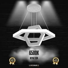 CICLO - Modern LED Avize Gri Kasa - 6500K - Beyaz Işık