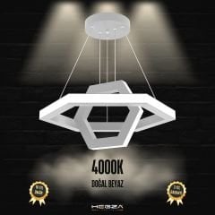 CICLO - Modern LED Avize Gri Kasa - 4000K - Gün Işığı