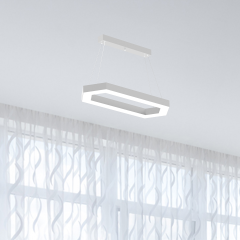 JOYA - Modern LED Avize Gri Kasa - 3000K - Sarı Işık