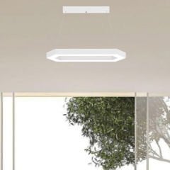 JOYA - Modern LED Avize Beyaz Kasa - 4000K - Gün Işığı