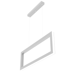 MESA - Modern LED Avize Gri Kasa - 6500K - Beyaz Işık