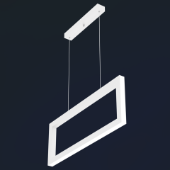 MESA - Modern LED Avize Beyaz Kasa - 3000K - Sarı Işık