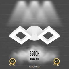 ALATO - Plafonyer LED Avize Beyaz Kasa - 6500K - Beyaz Işık