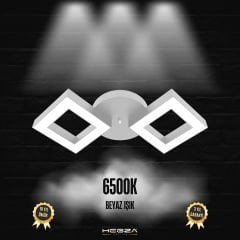 ALATO - Plafonyer LED Avize Gri Kasa - 6500K - Beyaz Işık