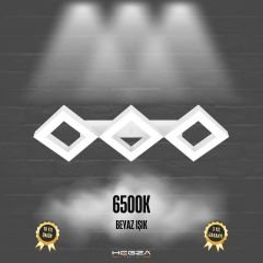 AMIGO - Plafonyer LED Avize Beyaz Kasa - 6500K - Beyaz Işık