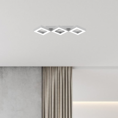 AMIGO - Plafonyer LED Avize Gri Kasa - 6500K - Beyaz Işık