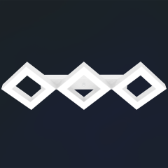 AMIGO - Plafonyer LED Avize Beyaz Kasa - 4000K - Gün Işığı