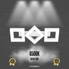 COMPAGNO - Plafonyer LED Avize Beyaz Kasa - 6500K - Beyaz Işık