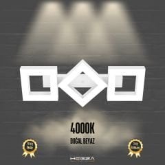 COMPAGNO - Plafonyer LED Avize Beyaz Kasa - 4000K - Gün Işığı