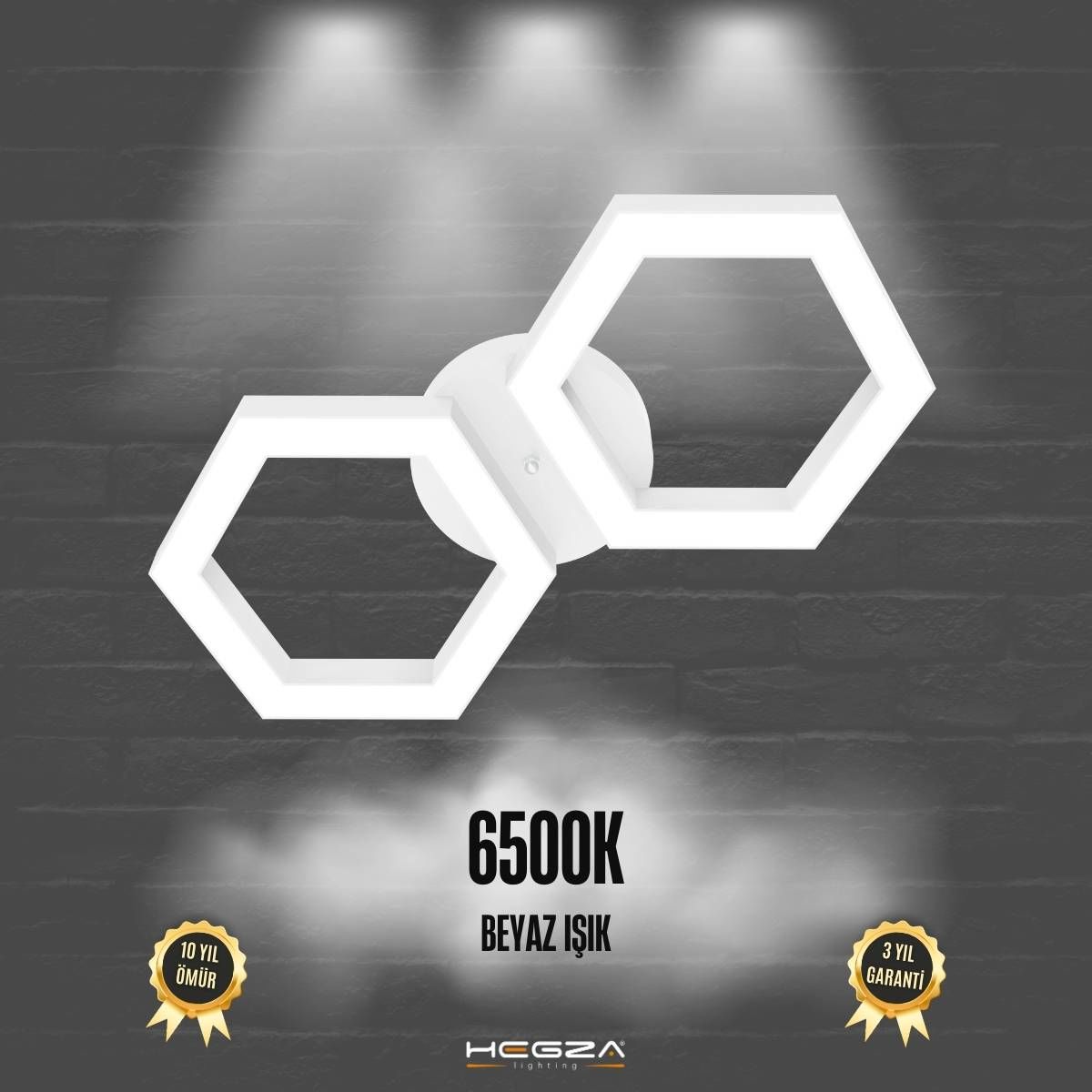 FARFALLA - Plafonyer LED Avize Beyaz Kasa - 6500K - Beyaz Işık