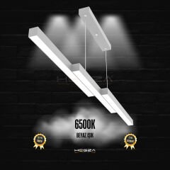 TREVALO – Modern Sarkıt LED Avize Gri Kasa - 6500K - Beyaz Işık