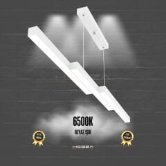 TREVALO – Modern Sarkıt LED Avize Beyaz Kasa - 6500K - Beyaz Işık