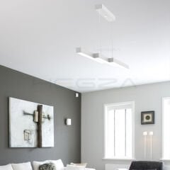 TREVALO – Modern Sarkıt LED Avize Gri Kasa - 3000K - Sarı Işık